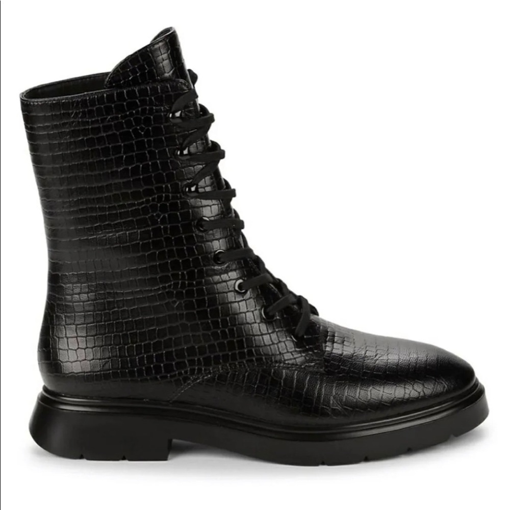 Stuart Weitzman Mckenzee Combat Boot 8 - image 1